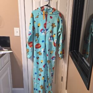 Women's Fun Print Hooded Pajama Onesie